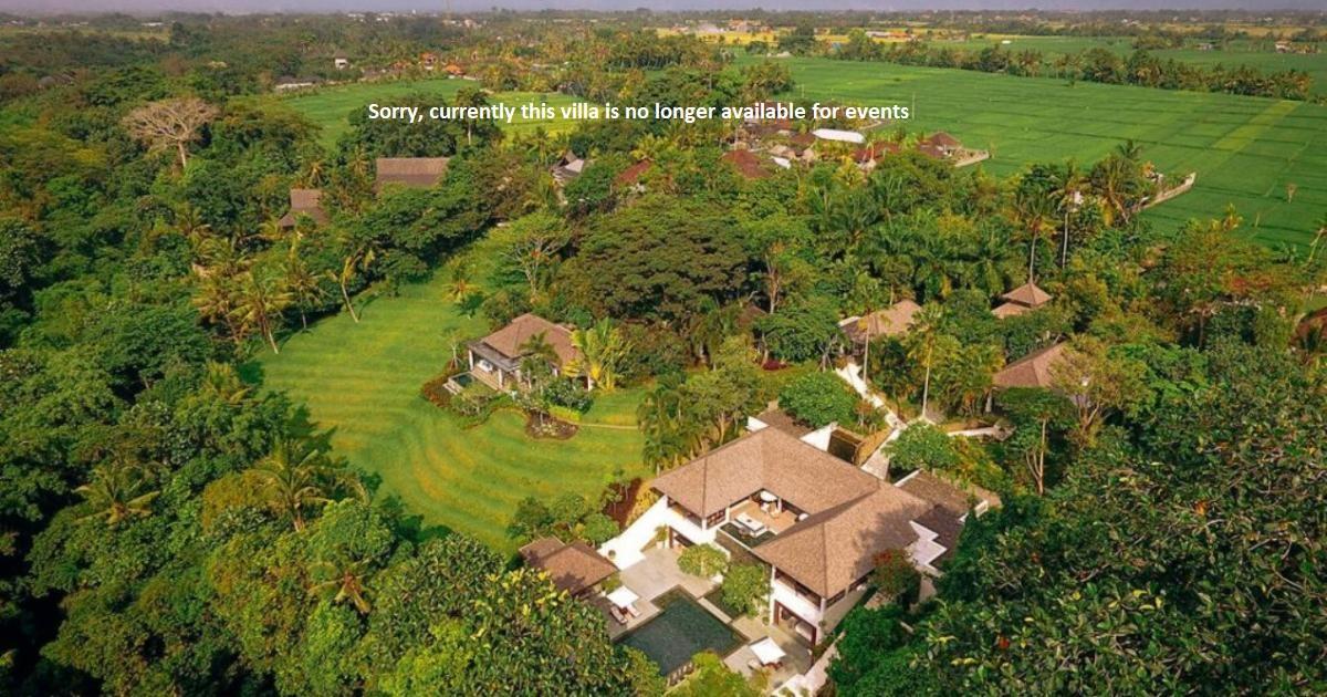The Arsana Estate - Bali Wedding Venue The Arsana Estate Wedding Venue