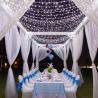 Long table dinner set up merusaka