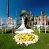intimate wedding set up