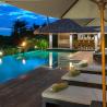 Seseh Beach Villa I Poolside at Twilight