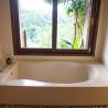 jungle pool villa bathtube