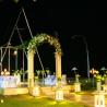 Ocean Breeze chapel at night 