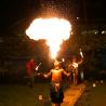 fire dance performance at Al yendri and ariqa wedding dinner 